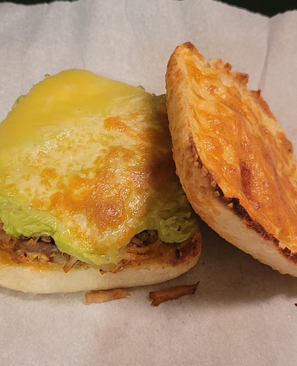 Instapot Carnitas and avocado sandwich