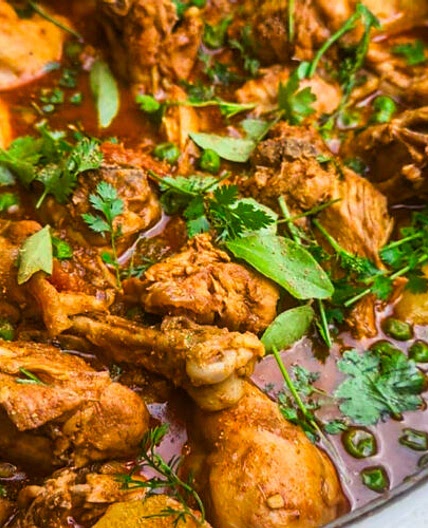 Easy Durban Chicken Curry with Potatoes