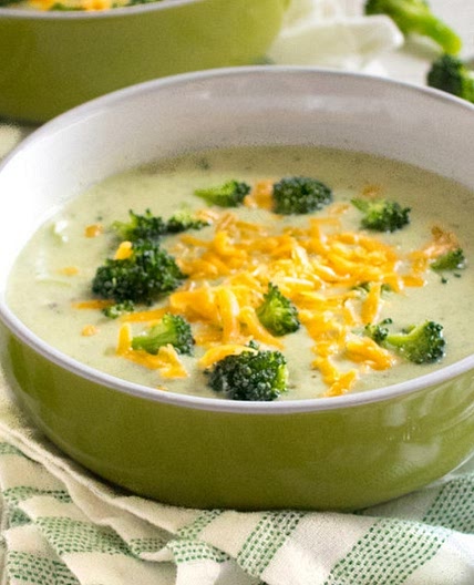 Beefy Broccoli & Cheese Soup