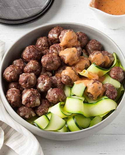 Keto Air-Fryer Meatballs