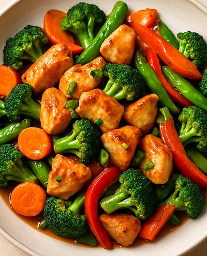 Garlic Chicken Stir Fry