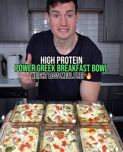High Protein Power Greek Breakfast Bowls