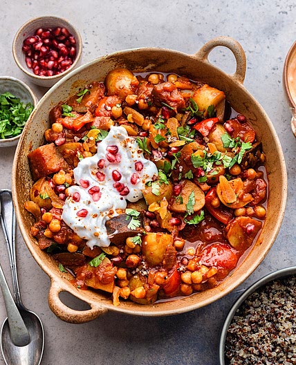 Harrisa Vegetable and Chickpea Stew