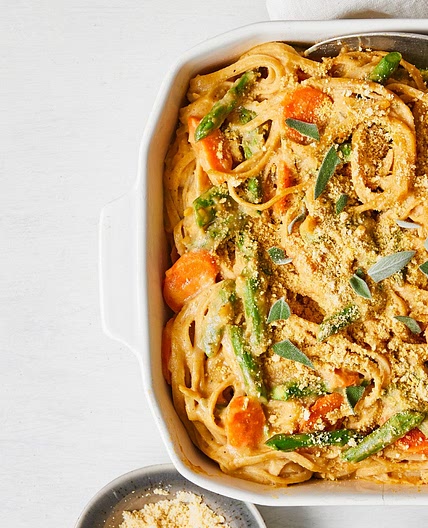 Pumpkin Alfredo Casserole