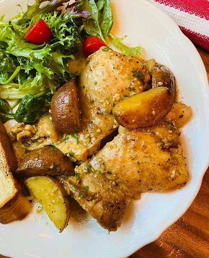 One Pan Chicken and Potatoes