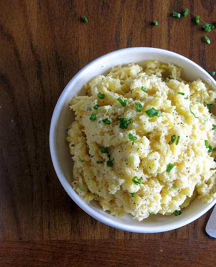 Mashed Rutabaga with Nutmeg and Chives