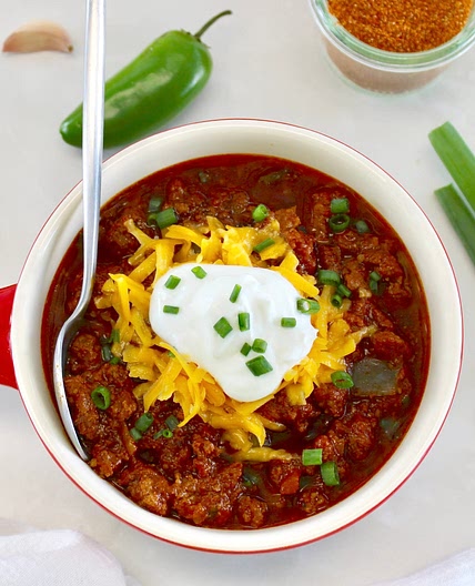 Keto Instant Pot No-Bean Chili