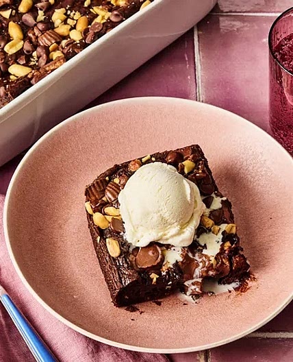 Chocolate Peanut Butter Dump Cake
