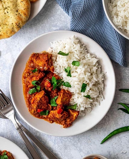 Chicken Bhuna & Cardamom Rice 