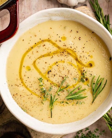 Vegan Potato Leek Soup