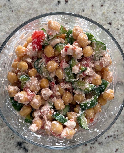 Chickpea salad