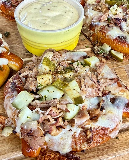 Blackstone Cuban Loaded Pretzels