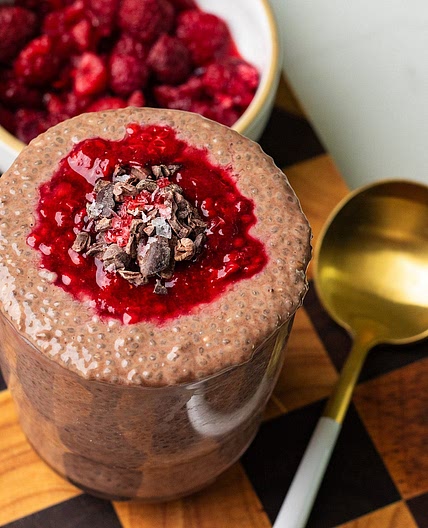Chocolate Chia Pudding (High Protein)