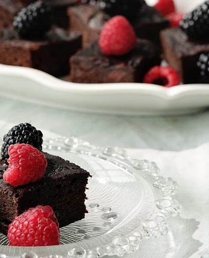 Chocolate Date Brownies with Coffee