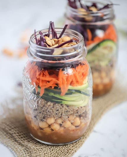 Mason Jar Thai Crunch Salad
