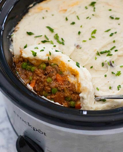Slow cooker shepherds pie 
