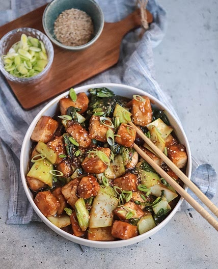 Tofu and Bok Choy Stir Fry