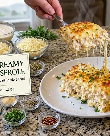 Creamy Alfredo Chicken Lasagna – Rich & Cheesy Family Dinner