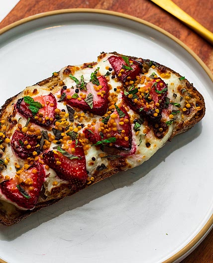 Air Fryer Strawberry Cottage Cheese