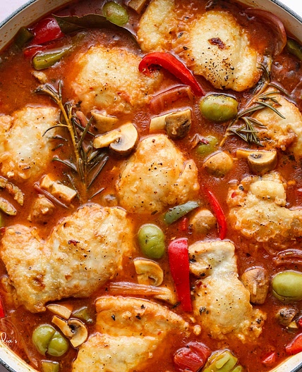 Easy Boneless Chicken Cacciatore