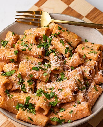 Roasted Cherry Tomato and Ricotta Pasta
