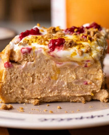 High Protein Cottage Cheese Pumpkin Cheesecake