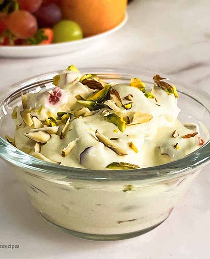 Whipped Cream with Fresh Fruits (Quick & Easy Dessert)