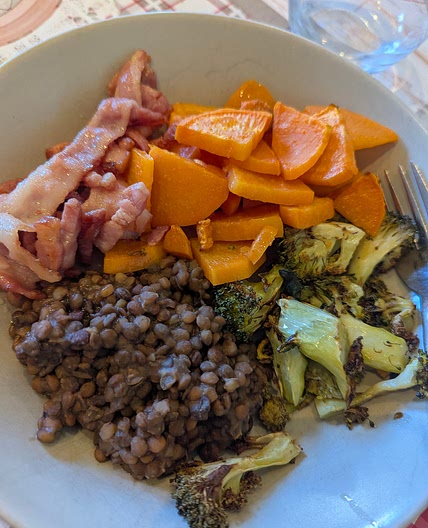 Bacon and Sweet potato