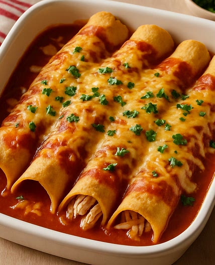 Campbell's® Hurry-Up Chicken Enchiladas