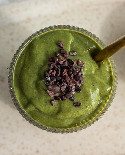 Pistachio Banana Smoothie with Avocado
