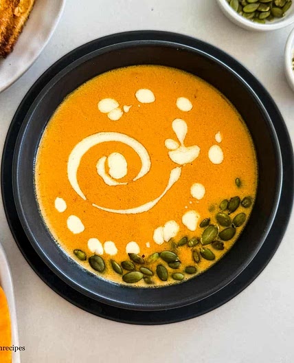 Butternut Squash Soup with Tomatoes