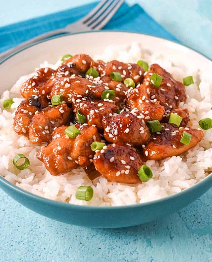 Sesame Chicken with Chicken Thighs