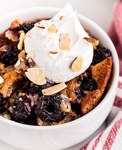 Brown Butter Cherry Cobbler