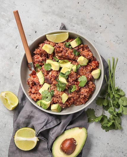 Black Bean Quinoa Chili