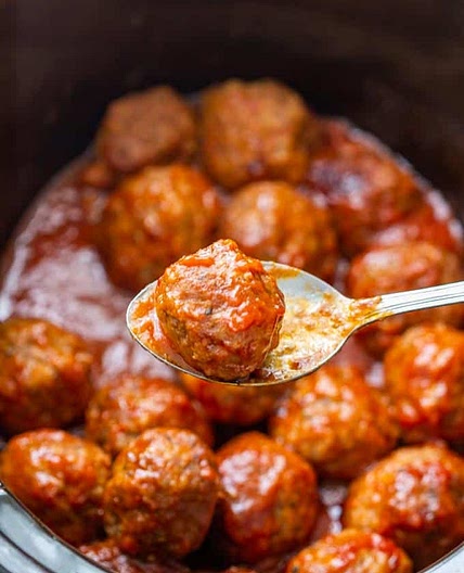 Slow Cooker Sweet and Spicy Meatballs