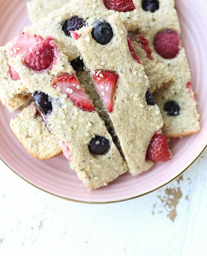 Mixed Berry Pancakes for BLW (Sheet Pan Recipe)