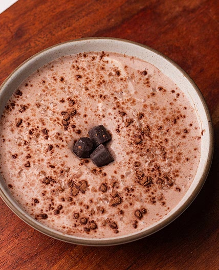 High Protein Brownie Batter Dip with Greek Yogurt