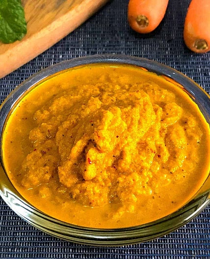 Easy Carrot Chutney - Vegan and Dairy-Free