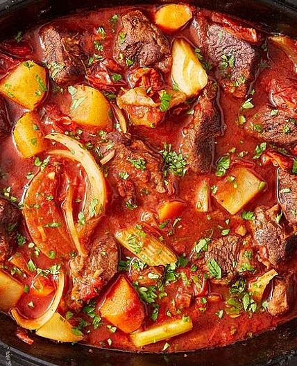 Slow-Cooker Red Wine Beef Stew