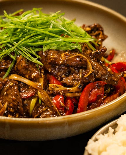 Szechuan beef