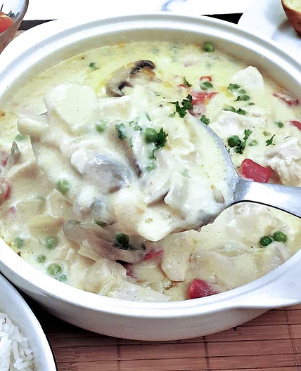 Easy Chicken a la king
