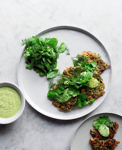 Iranian herb fritters