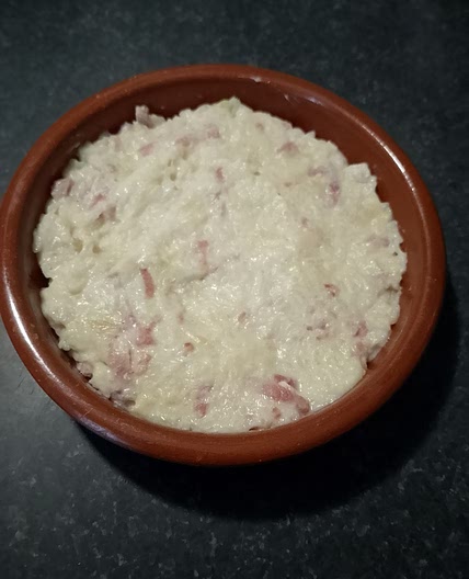 Risotto, bacon, poireaux au cookeo
