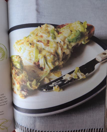Cheddar, leek and thyme toast