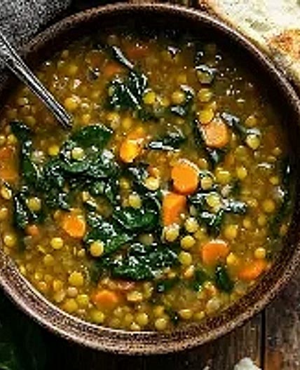 Lentil & Spinach Soup