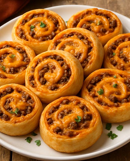Cheesy Taco Pinwheels