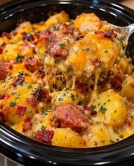 Harold’s Slow Cooker Sausage & Potatoes