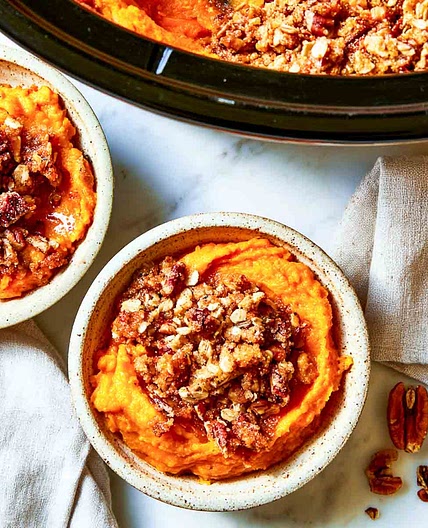 Crockpot Sweet Potato Casserole