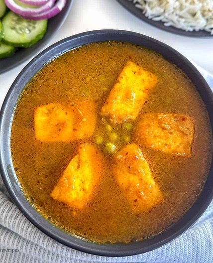 Pressure Cooker Matar Paneer (Peas & Cottage Cheese Curry)