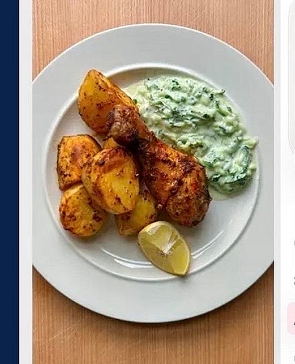 Greek chicken and potatoes 